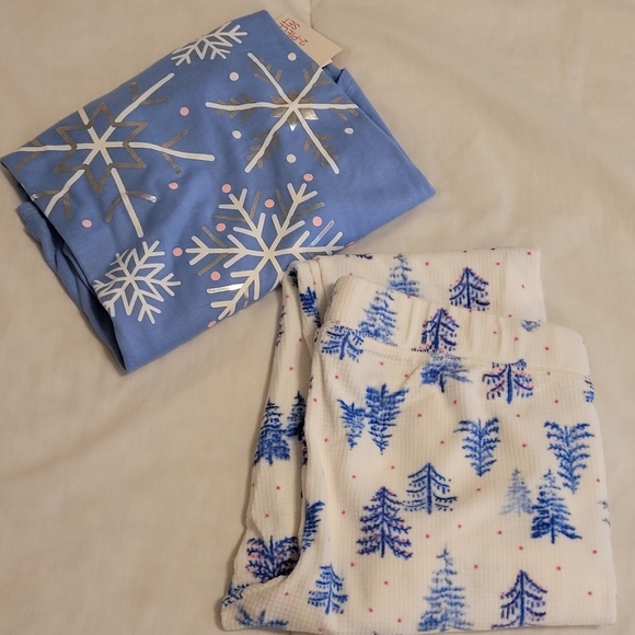 SO Other - Girl's SO Pajama 2pc Set Snowflakes sz 16